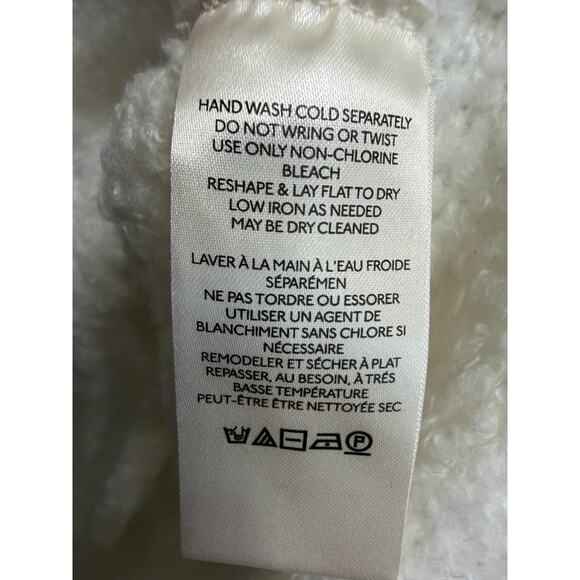 Free People BFF Cocoon Solid Crew Sweater Ivory Relax Women's S - Picture 9 of 11